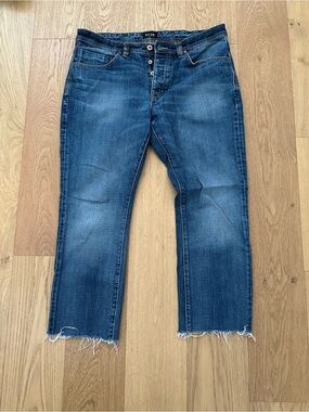 Neuw Lou Slim jeans 36 denim Levi’s nudie raw hem